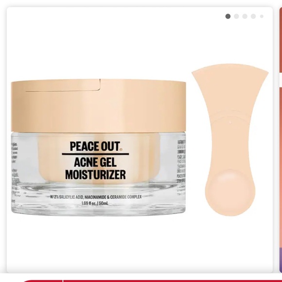 Sephora Other - Peace Out Acne Gel Moisturizer